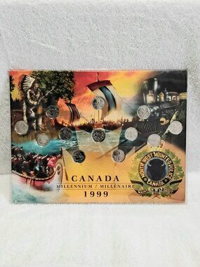 Sealed 1999 North West Mounted Police Millennium Provincial Quarters Set!!